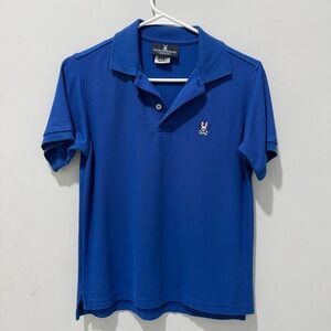 Psycho Bunny Men's Vibrant Blue Polo